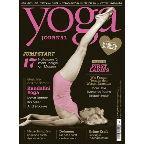Maya Fiennes in Yoga Journal Germany May/June 2015